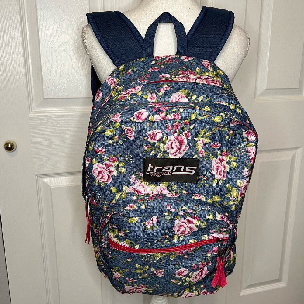 Trans by Jansport Floral Backback - Great condition! Ready for Back to school